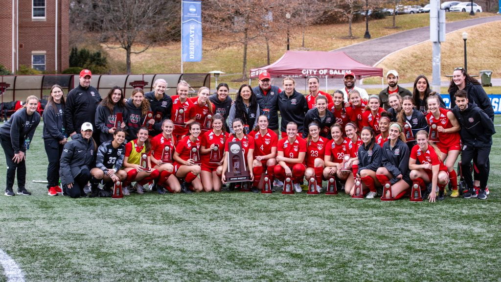 Dr. G attends the 2023 NCAA Division III Women’s Soccer National Championship Game match on December 2